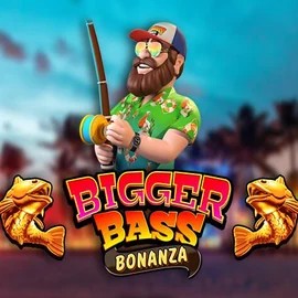 Bigger Bass Bonanza logo by Pragmatic Play Kinbet Casino