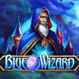 Logo of Blue Wizard from Quickspin at Kinbet Casino