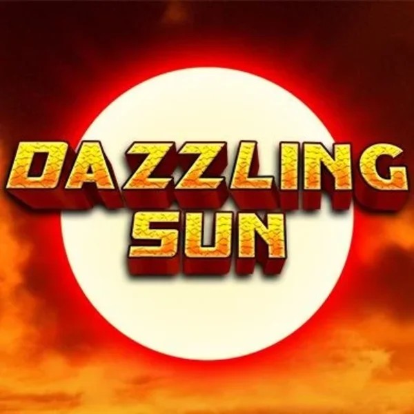 Dazzling Sun slot logo by Win Studios at Kinbet Casino