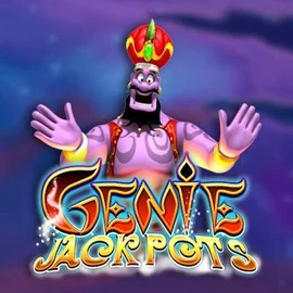 Genie Jackpots slot logo by Blueprint Gaming at Kinbet Casino