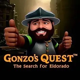 Gonzo's Quest logo by NetEnt at Kinbet CasinoGonzo's Quest
